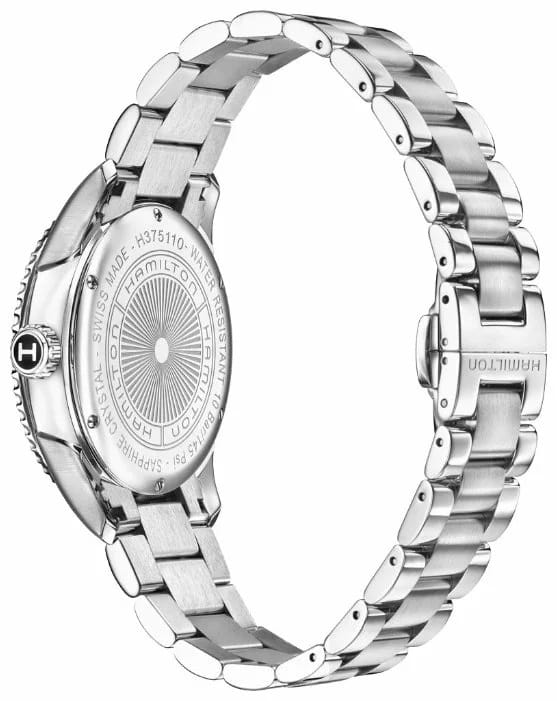 Оригинальные часы Hamilton Hamilton Jazzmaster Seaview Day Date Quartz H37511131 кварцевые калибр механизма eta 955.122 общий вид