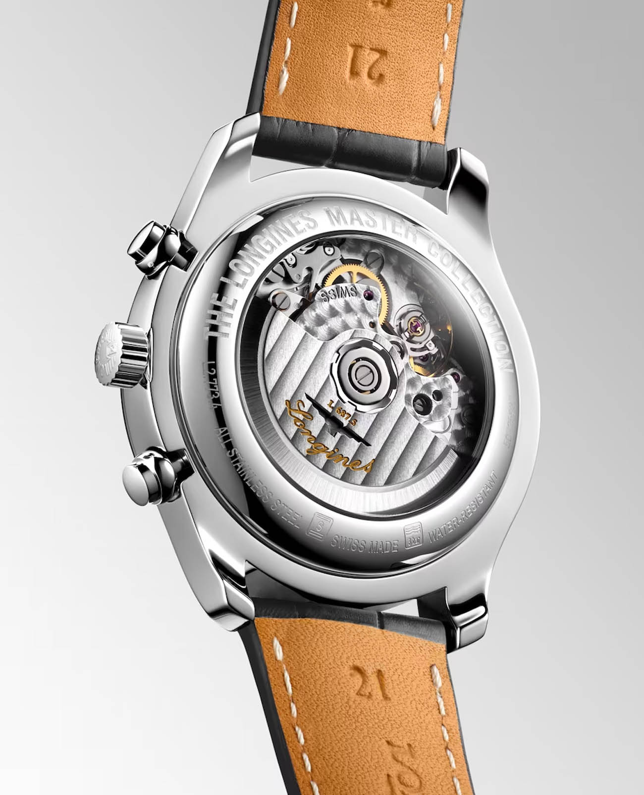 Longines Longines Master Collection L2.773.4.61.2 , наручные мужские часы фото под углом