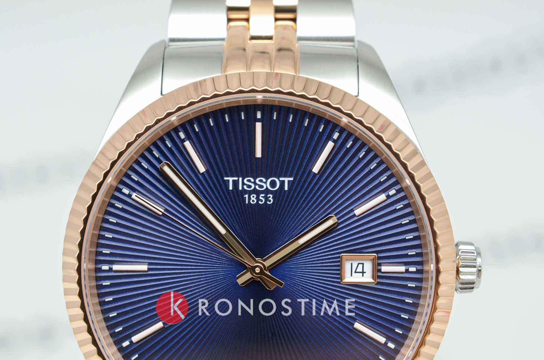 Tissot Tissot Ballade 40mm T156.410.22.041.00, t-classic швейцария мужские часы на браслете нержавеющая сталь с pvd-покрытием боковой вид
