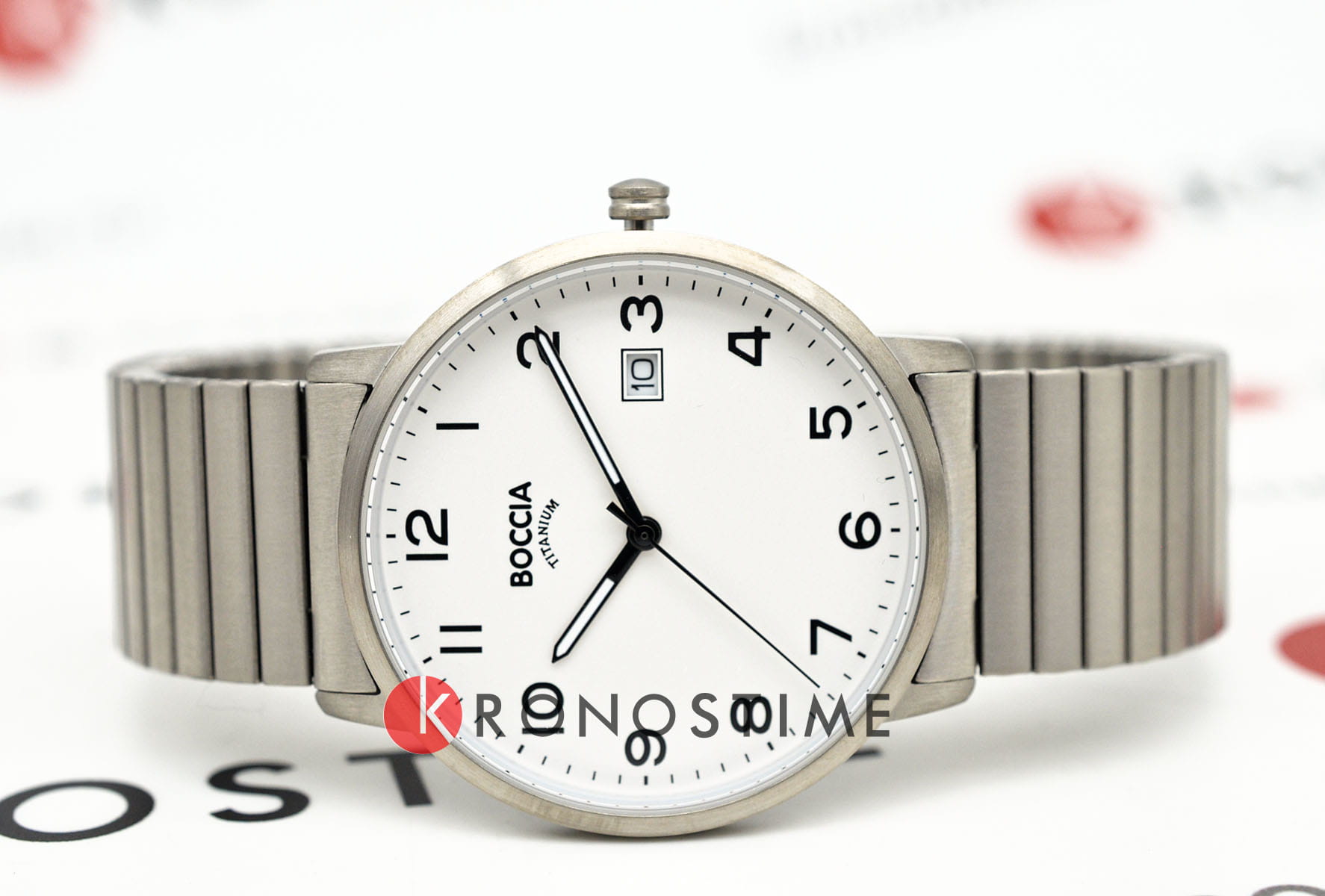 Boccia Titanium Boccia Titanium 3660-01 , наручные мужские часы фото под углом