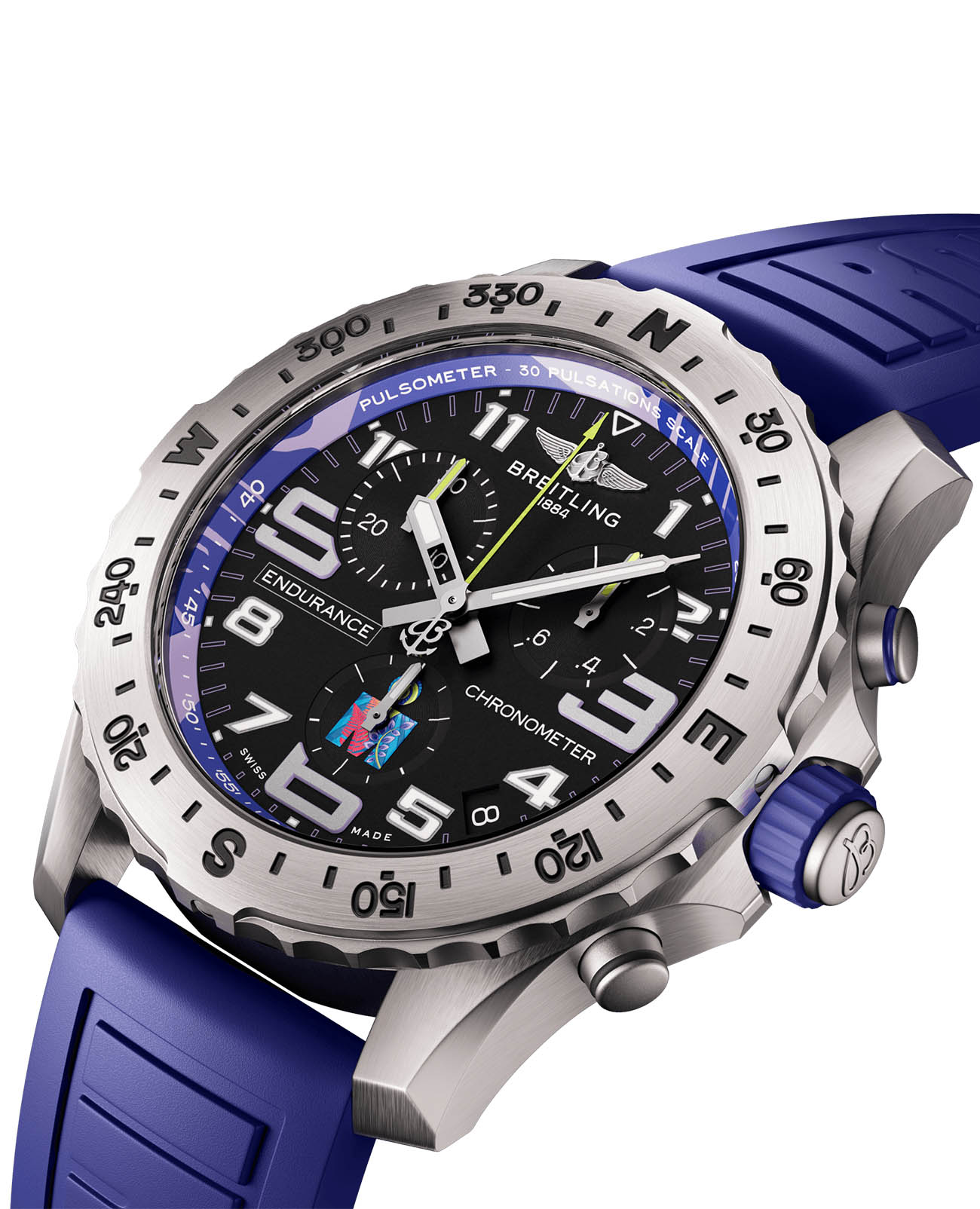 Breitling Breitling Endurance Pro 44 IRONMAN World Championship 2024 , наручные мужские часы фото под углом