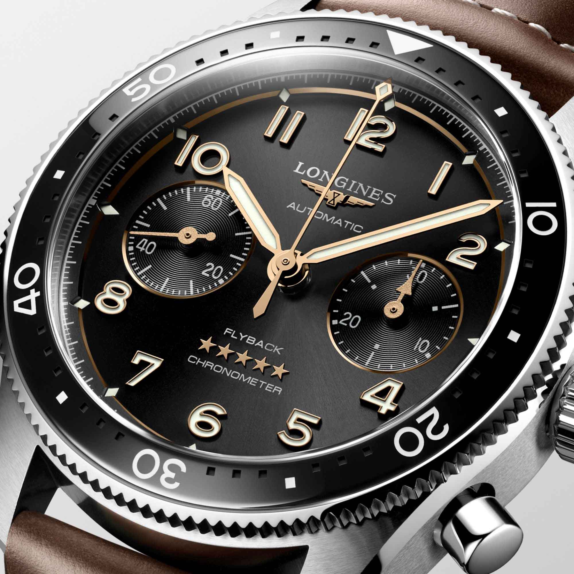 Longines Longines Spirit L3.821.4.53.2  - задняя крышка металл сталь корпуса, швейцария часы