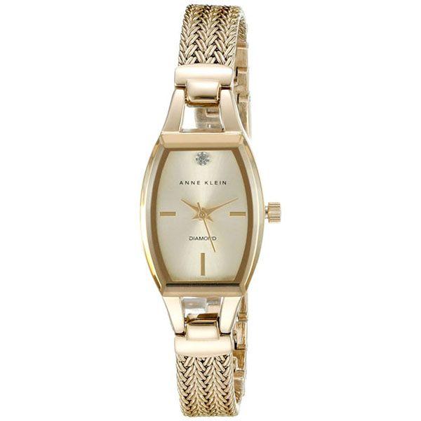 Anne Klein Anne Klein Diamond  2184CHGB  2184CHGB  женские часы шампань циферблат, браслет  — вид спереди