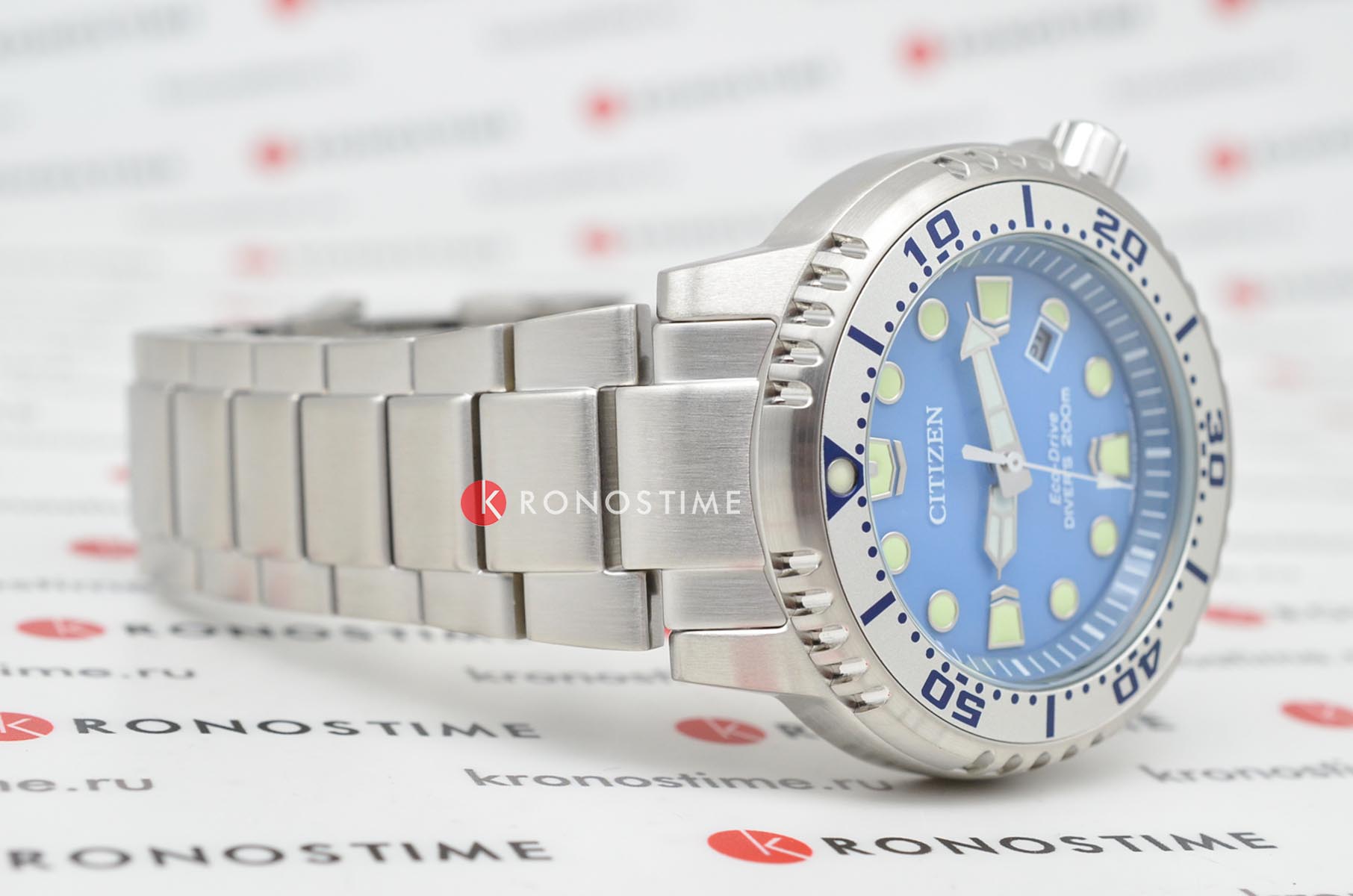 Citizen Citizen Promaster BN0165-55L мужские часы голубой циферблат на запястье