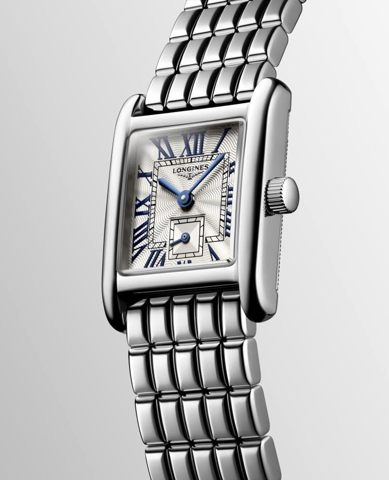 Longines Longines DolceVita L5.200.4.71.6, dolcevita швейцария женские часы на браслете нержавеющая сталь боковой вид