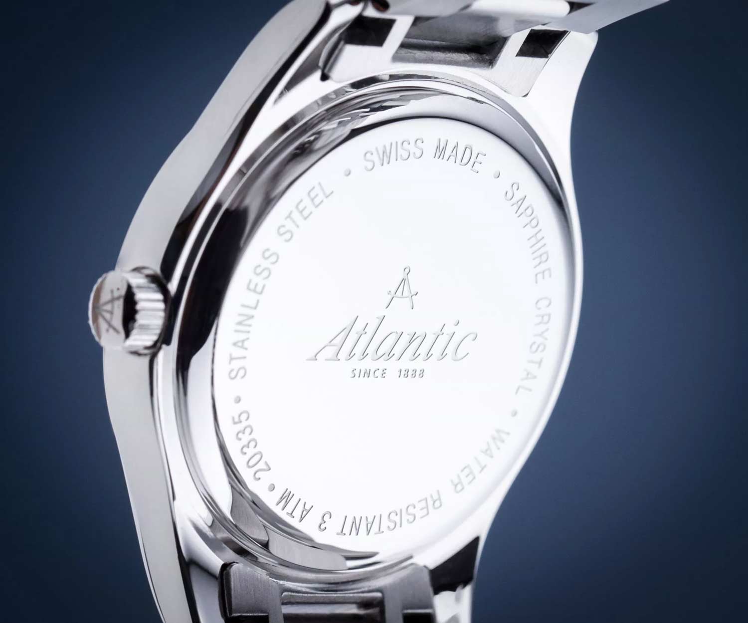 Оригинальные часы Atlantic Atlantic Seapair 20335.41.07BK кварцевые калибр механизма  общий вид