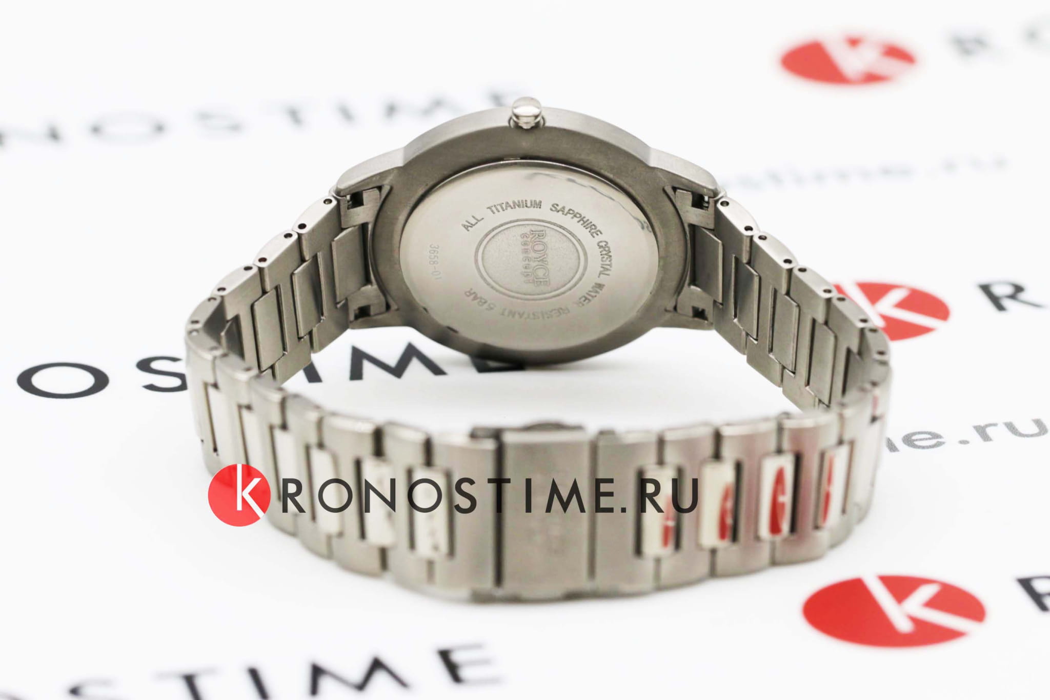 Boccia Titanium 3658-02 мужские часы застежка крупным планом