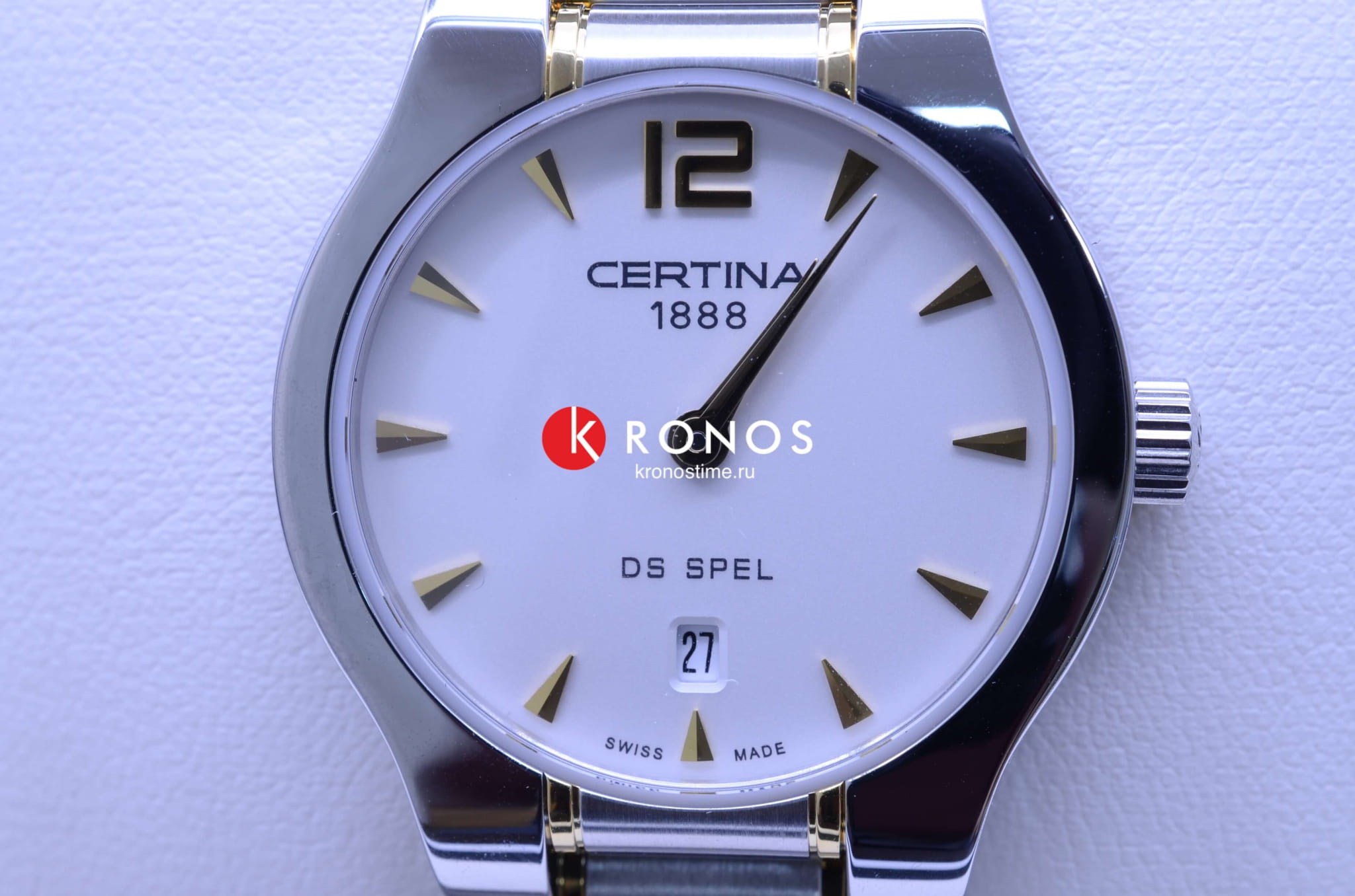 Certina Certina Lady Round C012.209.22.037.00 женские часы белый циферблат на запястье