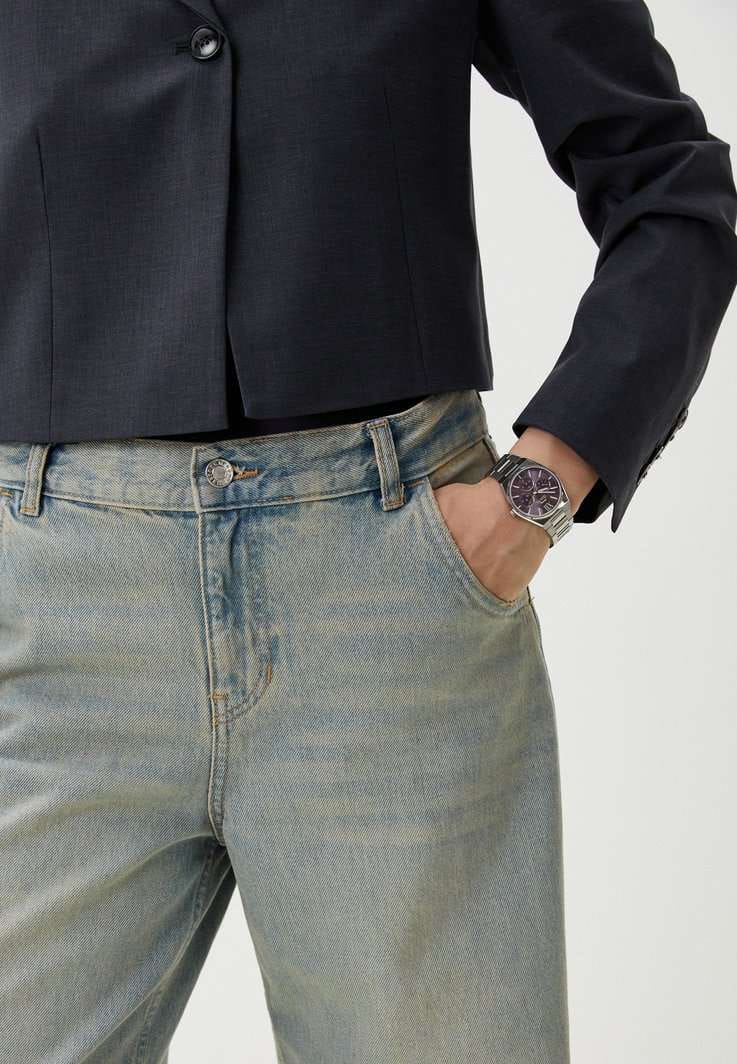 Slazenger Slazenger SL.09.2243.4.08 женские часы фиолетовый циферблат на запястье