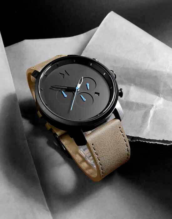 Оригинальные часы MVMT MVMT Chrono D-MC01GML кварцевые калибр механизма  общий вид