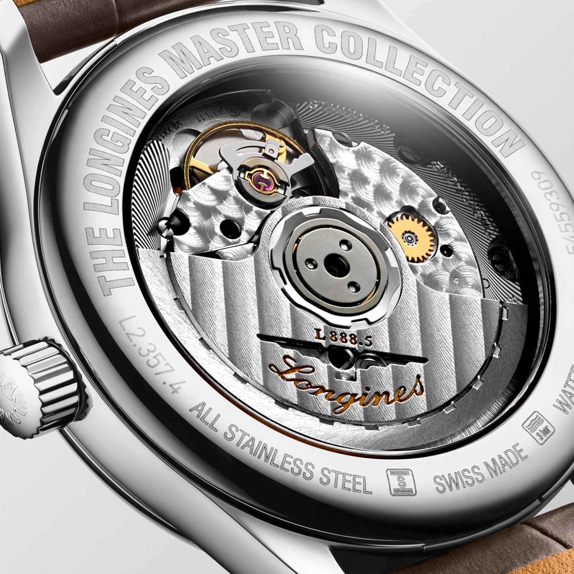 Longines Longines Master Collection L2.357.4.07.2 женские часы антрацитовый циферблат на запястье