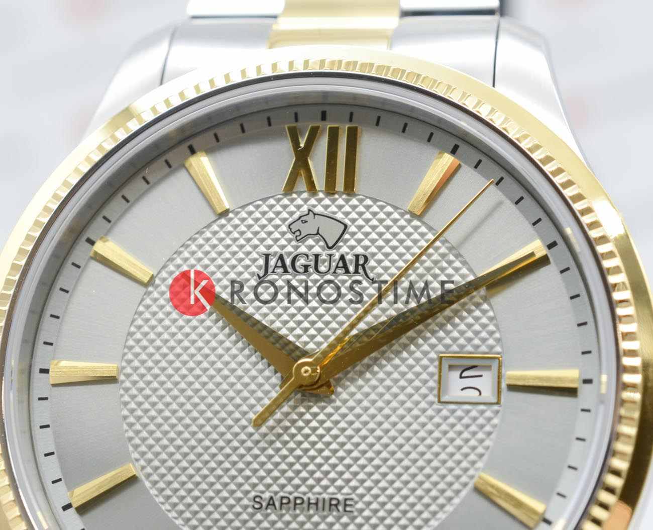 Jaguar Jaguar Essentia J1043/1,  швейцария мужские часы на браслете нержавеющая сталь с pvd-покрытием боковой вид