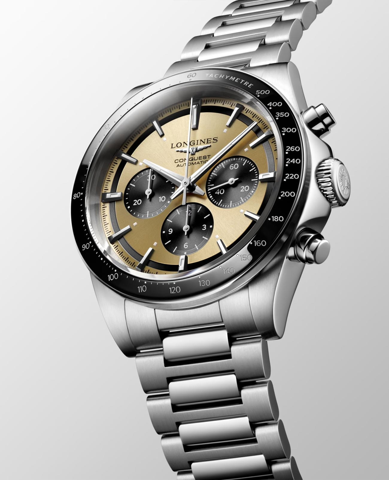 Оригинальные часы Longines Longines Conquest L3.835.4.32.6 механические калибр механизма  общий вид