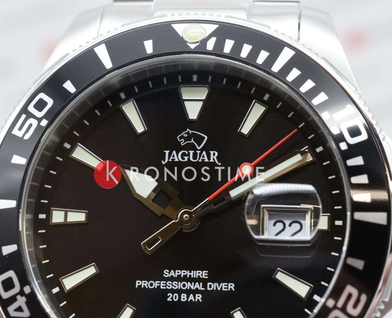 Jaguar Jaguar Executive Diver J860/D,  швейцария мужские часы на браслете нержавеющая сталь боковой вид