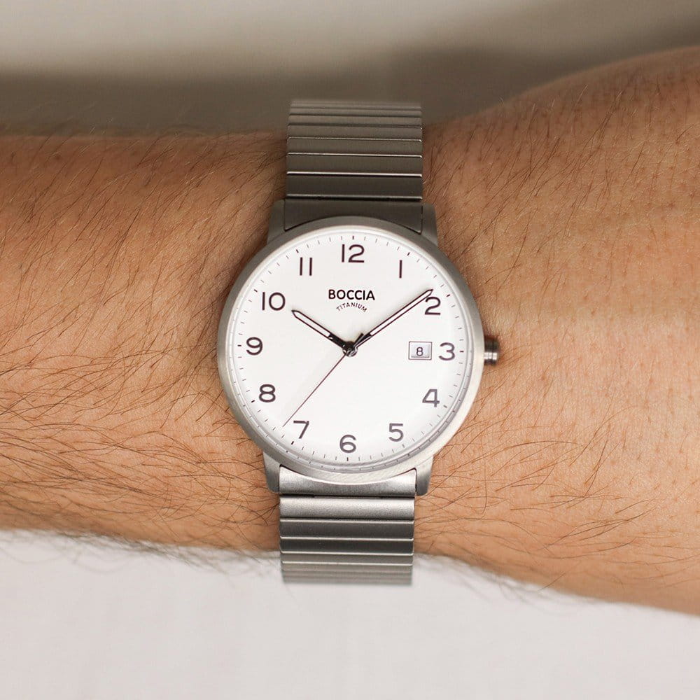 Boccia Titanium Boccia Titanium 3660-01  - задняя крышка титан корпуса, германия часы