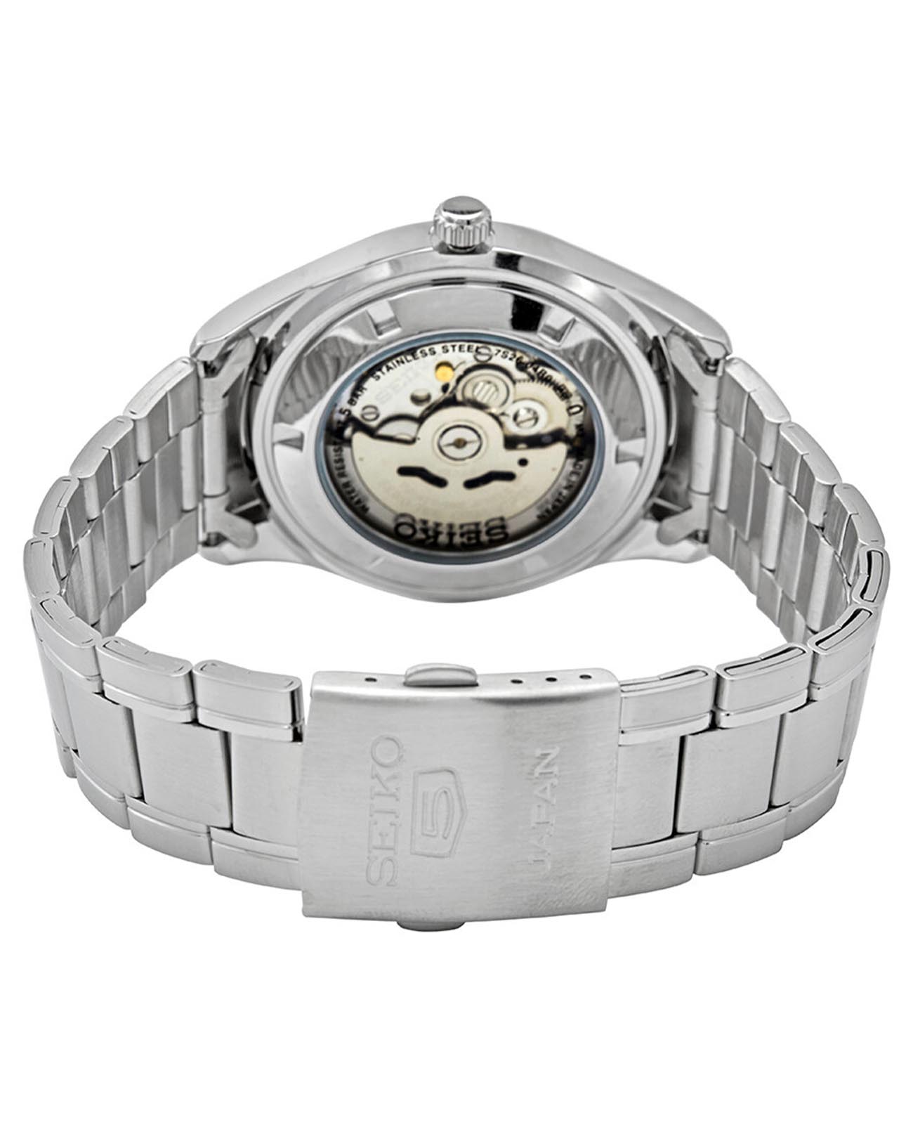 Seiko SNKP21J1 мужские часы застежка крупным планом
