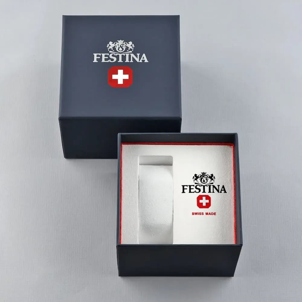 Festina Festina Swiss Made F20076/4 женские часы синий циферблат на запястье