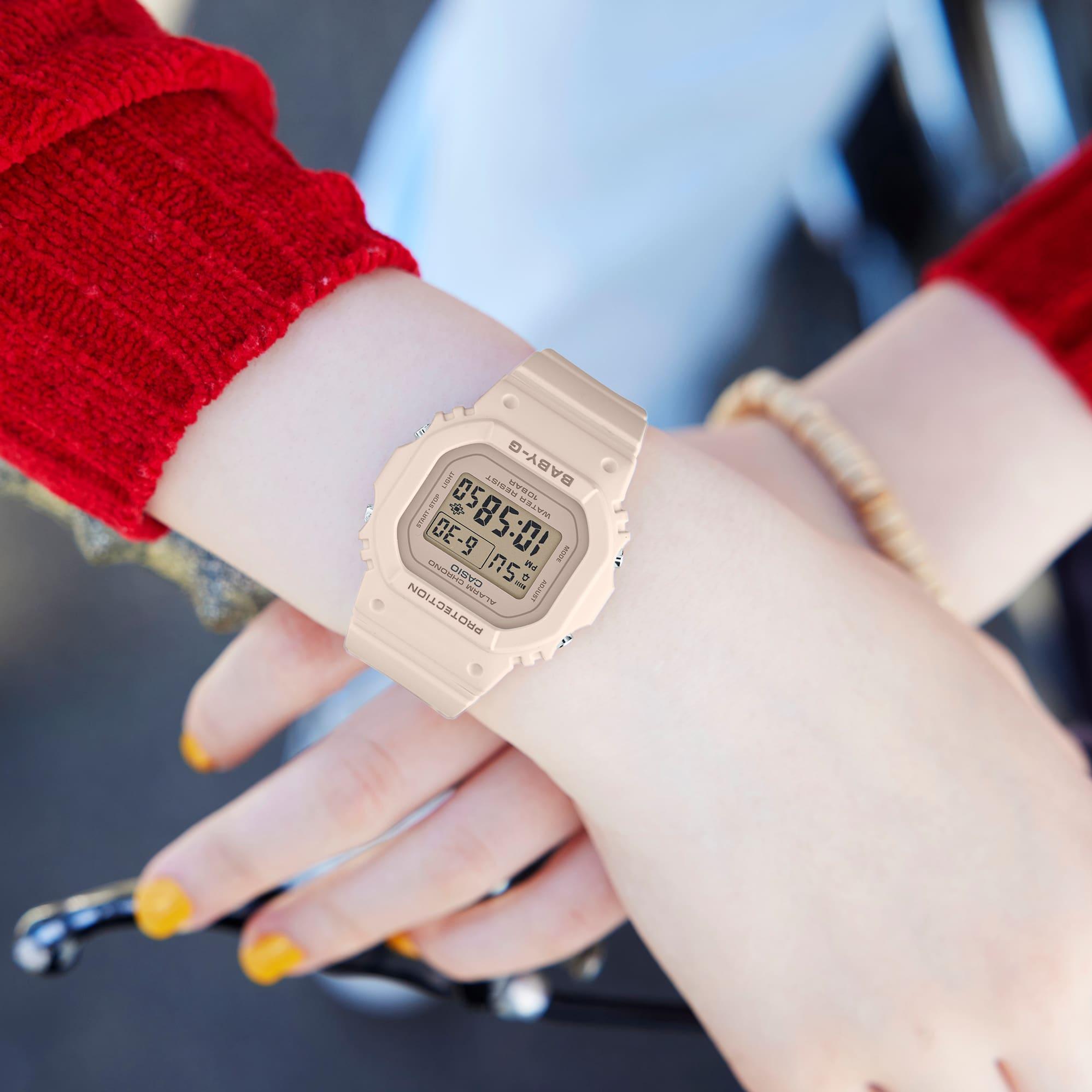 Casio Casio Baby-G BGD-565-4E , наручные женские часы фото под углом