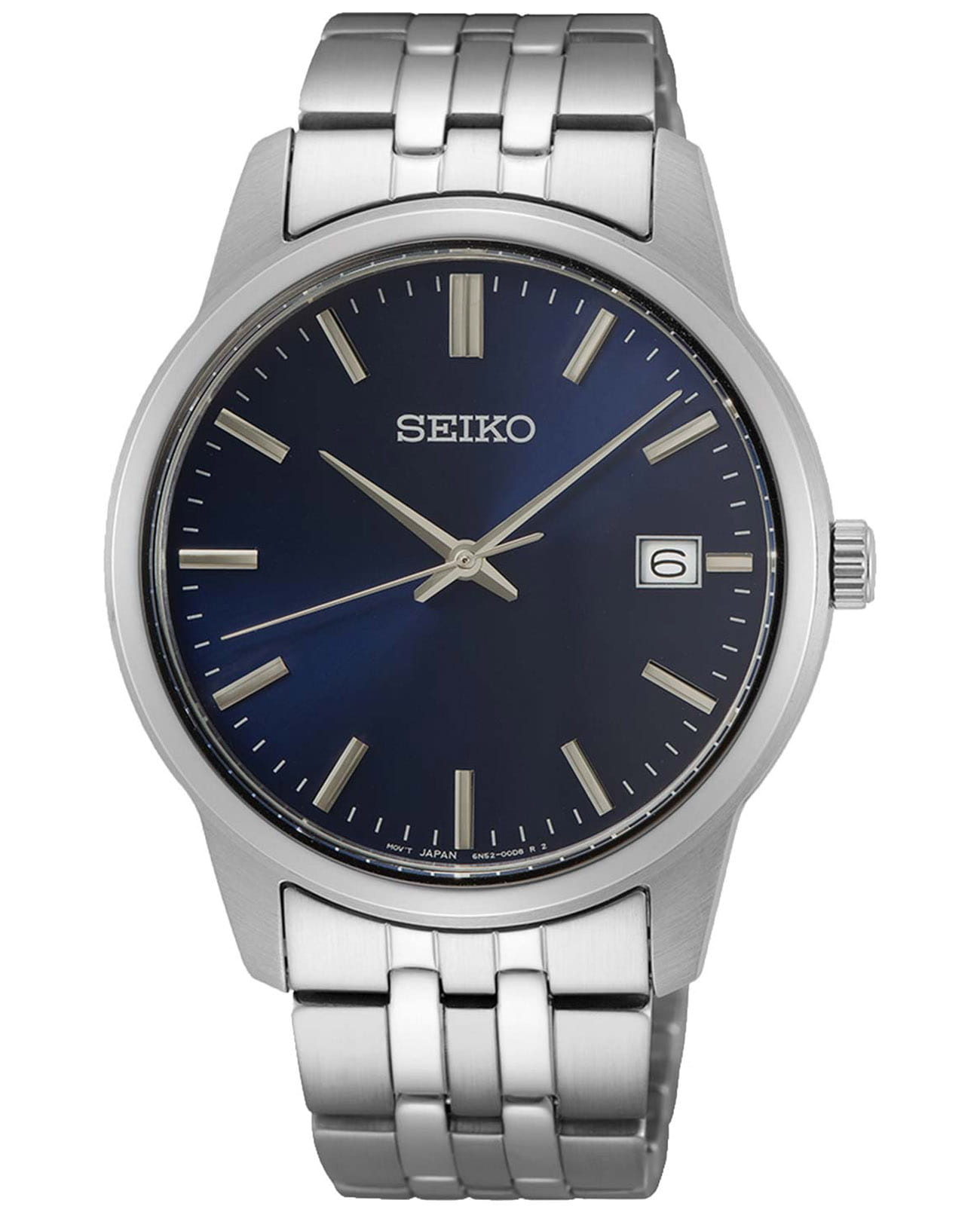 Seiko Seiko Conceptual Series Dress SUR399P1  SUR399P1 кварцевые мужские часы синий циферблат, браслет нержавеющая сталь — вид спереди