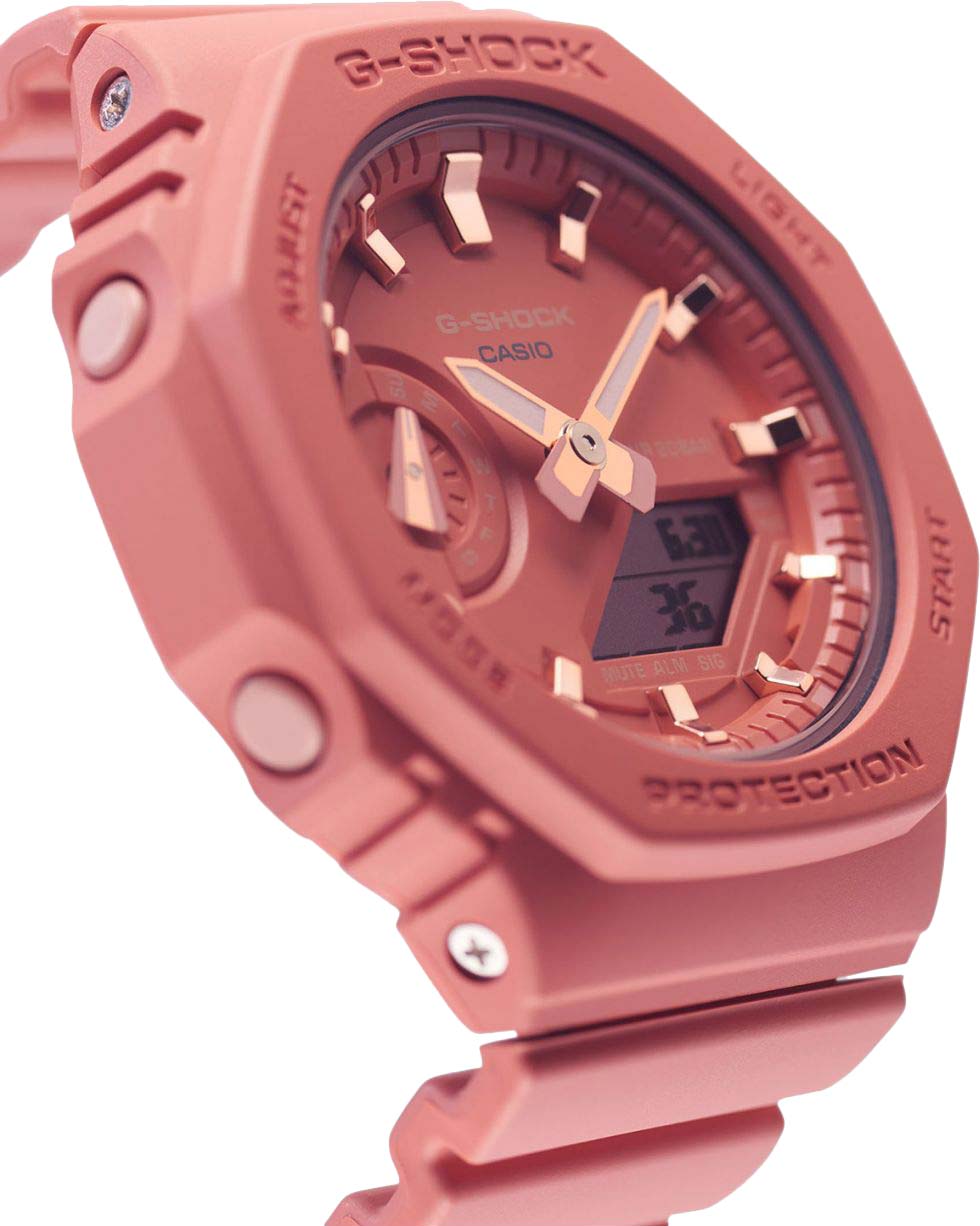 Casio GMA-S2100-4A2 женские часы застежка крупным планом
