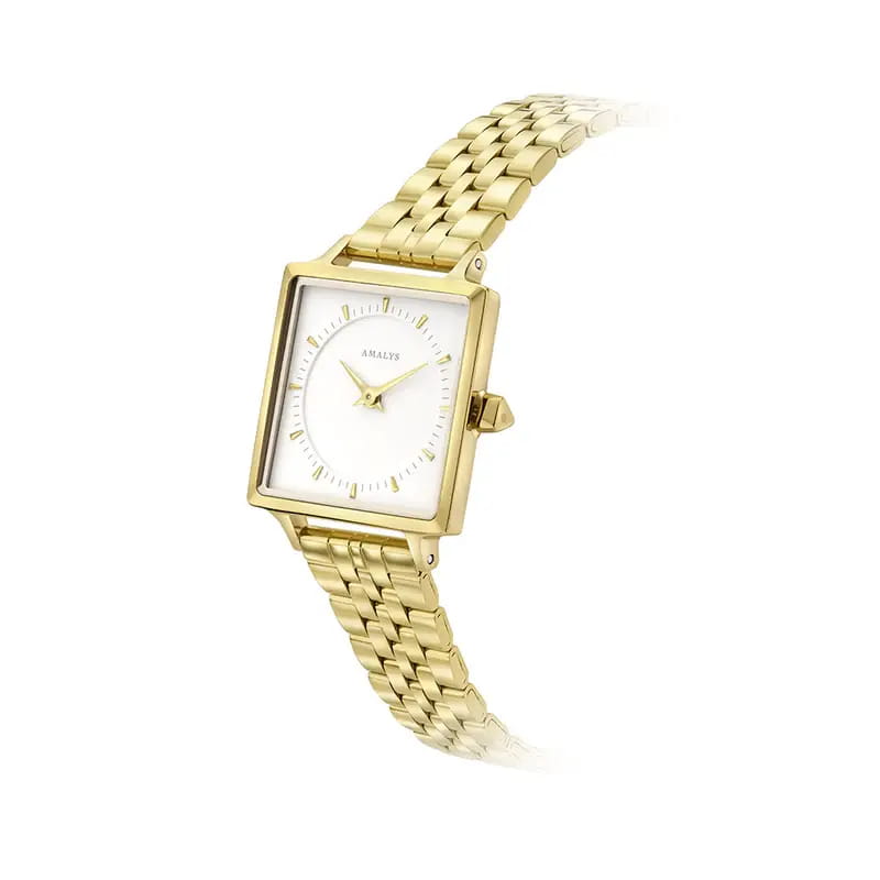Amalys Amalys Parks AMW-137,  бельгия женские часы на браслете нержавеющая сталь с pvd-покрытием боковой вид