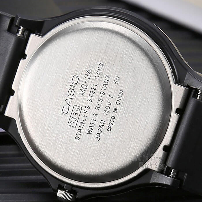 Casio Casio Collection MQ-24-7BLDF (MQ-24-7BL) мужские часы белый циферблат на запястье