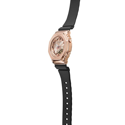 Casio Casio G-Shock GM-S2100PG-1A4 электронные женские часы часы крупный план золотой циферблата