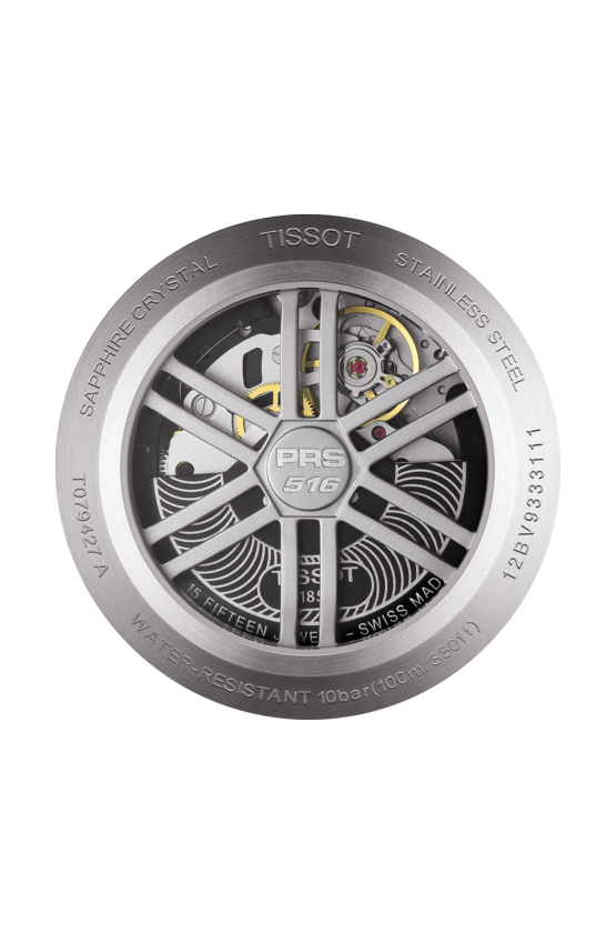 Tissot Tissot PRS 516 Extreme Automatic Chronograph T079.427.26.057.00, t-sport швейцария мужские часы на браслете кожаный боковой вид