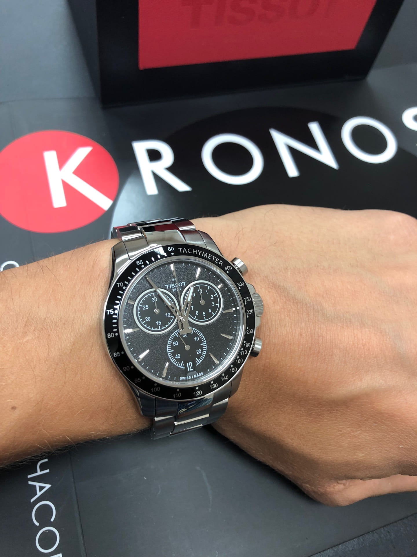 Tissot Tissot V8 Quartz Chronograph T106.417.11.051.00 V8  - задняя крышка сталь металл корпуса, швейцария часы