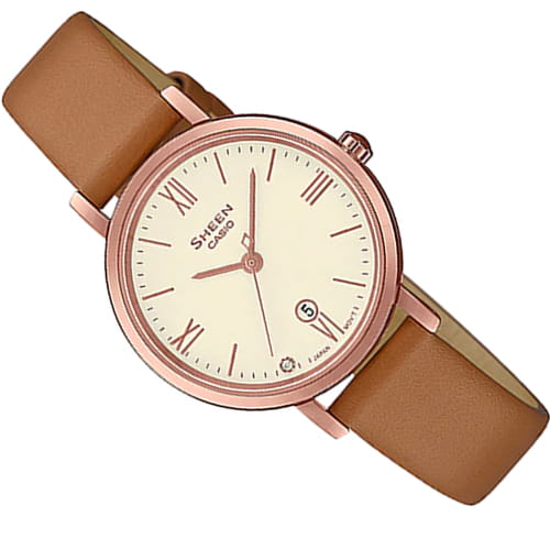 Casio Casio Sheen SHE-4540CGL-9AUDF , наручные женские часы фото под углом