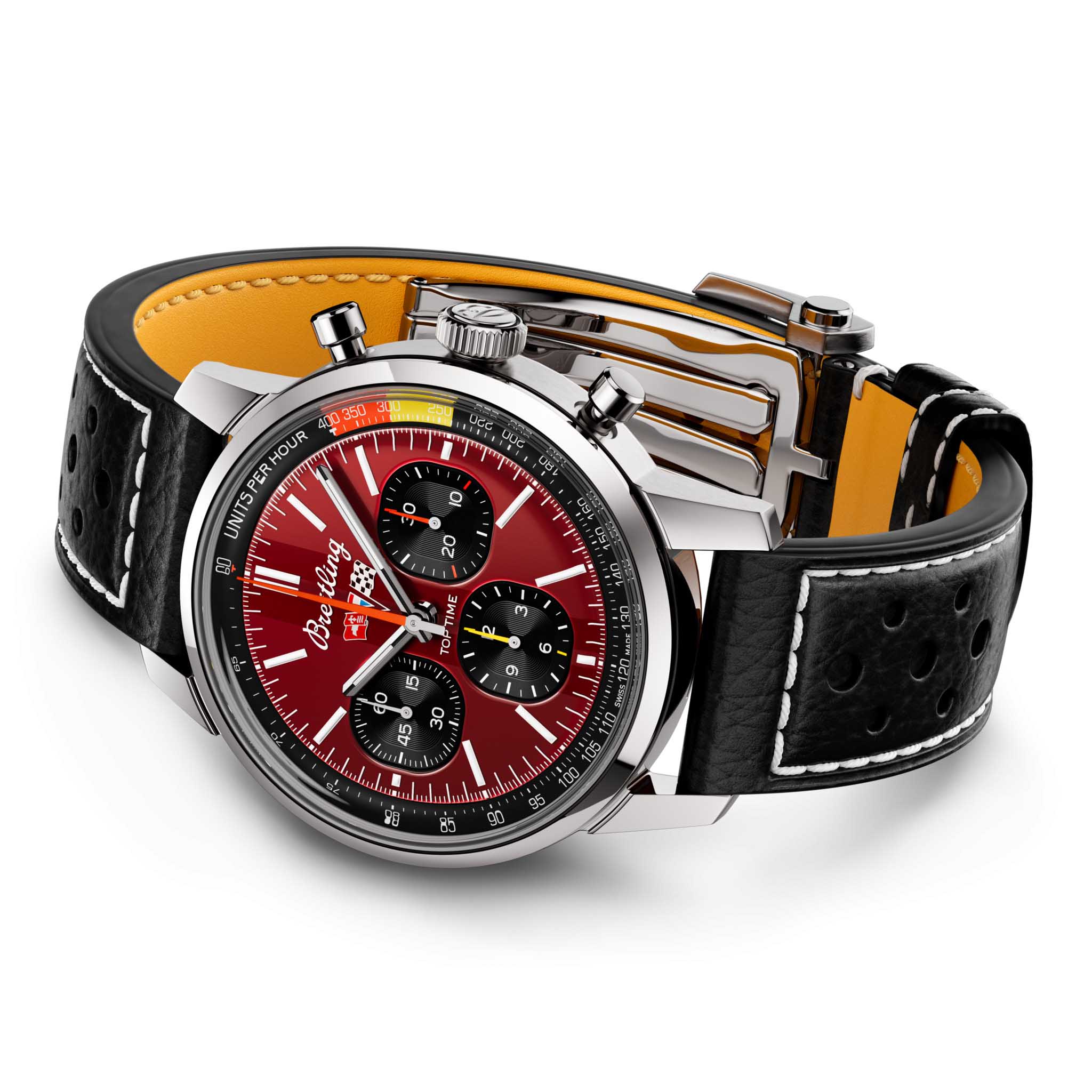 Breitling Breitling Top Time B01 Chevrolet Corvette AB01761A1K1X1 мужские часы красный циферблат на запястье