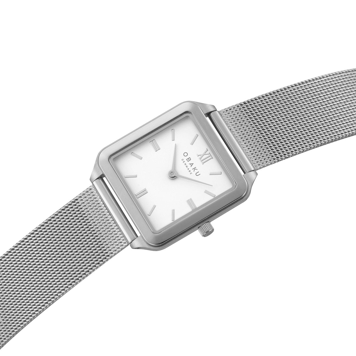 Obaku Obaku Ultra Slim V309LXCWMC,  дания женские часы на браслете нержавеющая сталь боковой вид