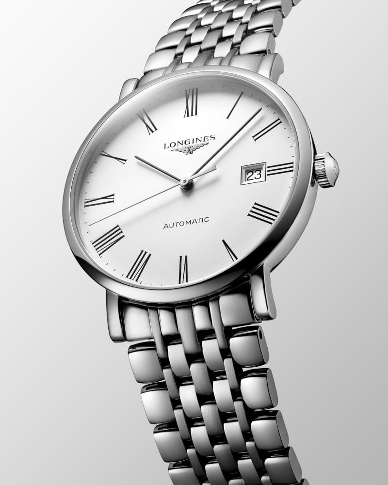 Longines Longines Elegant Collection L4.910.4.11.6, elegant collection швейцария мужские часы на браслете нержавеющая сталь боковой вид