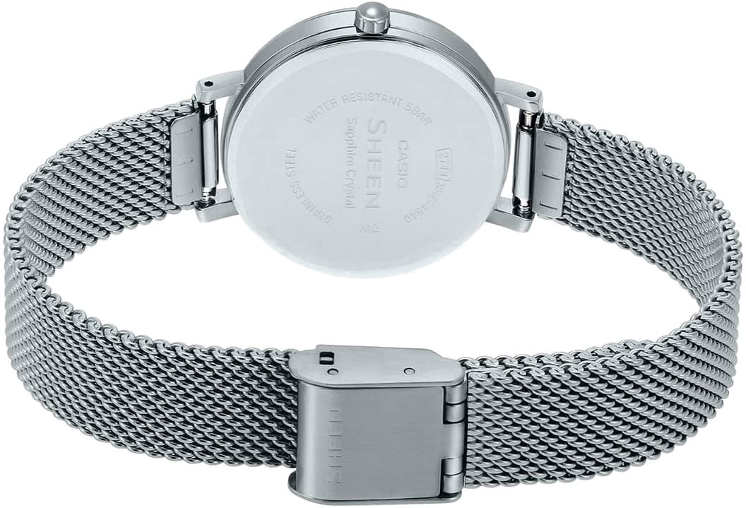 Casio Casio Sheen SHE-4540M-7AUDF, sheen япония женские часы на браслете нержавеющая сталь боковой вид