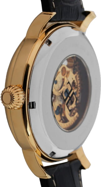 Earnshaw Earnshaw ES-8011-04,  англия мужские часы на браслете кожаный боковой вид