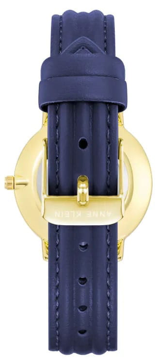 Anne Klein Anne Klein Leather 3836GPNV , наручные женские часы фото под углом