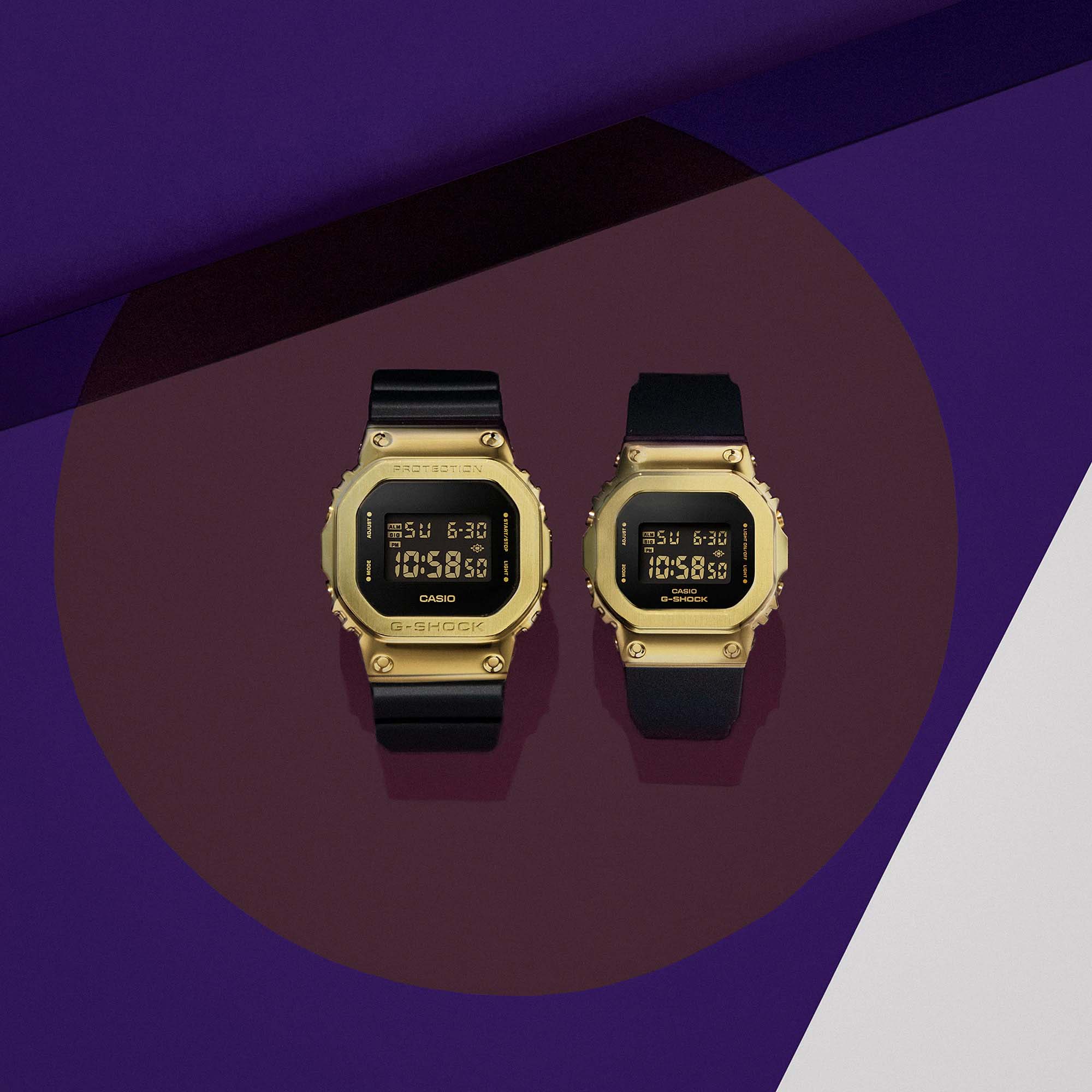 Оригинальные часы Casio Casio G-Shock GM-S5600GB-1DR (GM-S5600GB-1) в фирменной упаковке от производителя