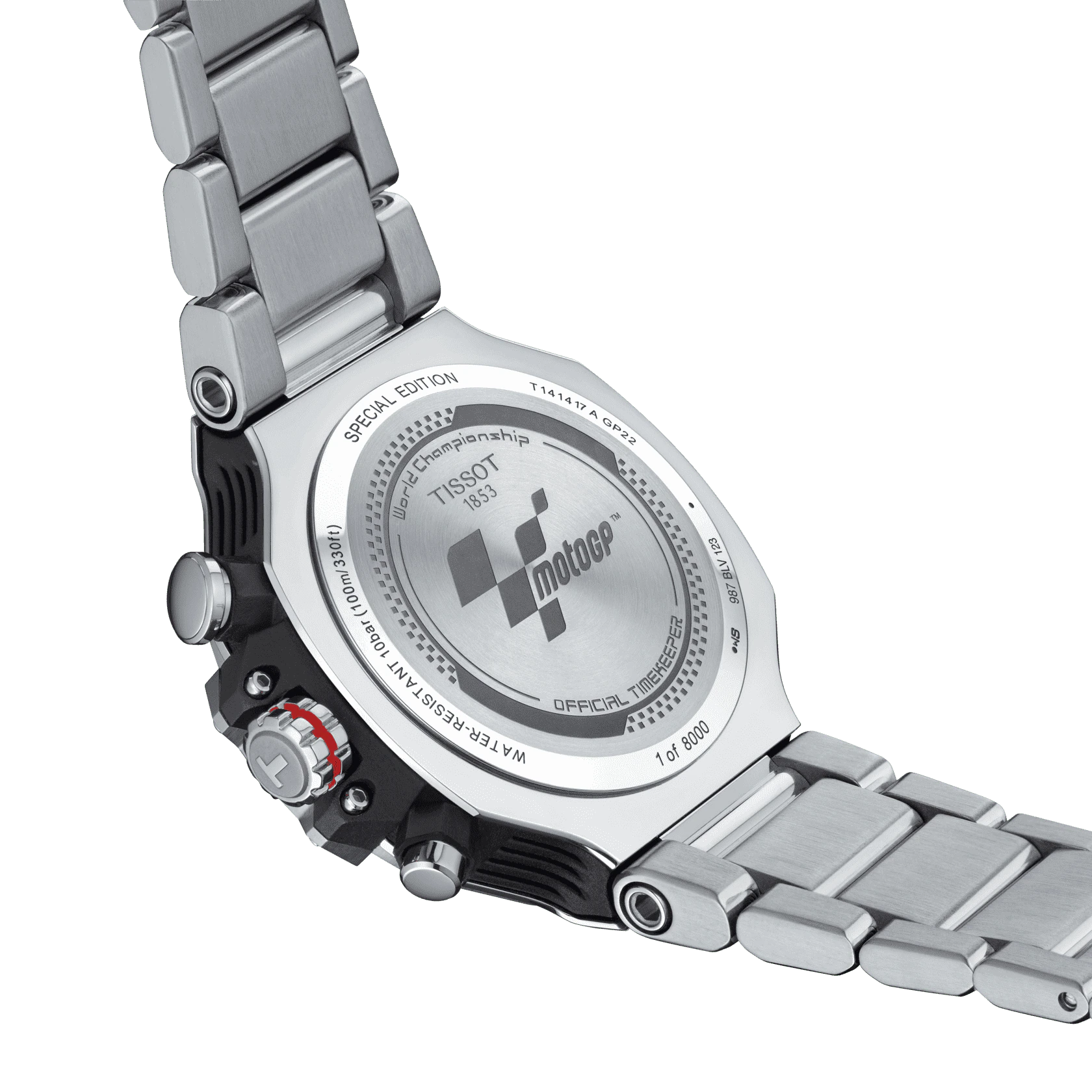Tissot Tissot T-Race MotoGP Chronograph 2022 T141.417.11.057.00 T Race - задняя крышка металл сталь корпуса, швейцария часы