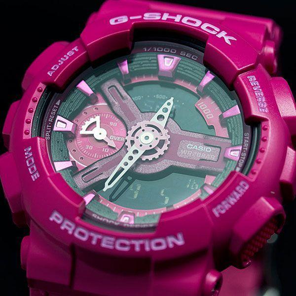 Casio Casio G-Shock GMA-S110MP-4A3 , наручные женские часы фото под углом