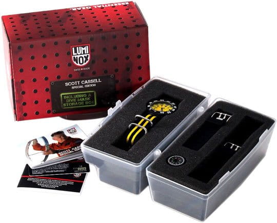 Luminox Luminox A.3955.SET мужские часы желтый циферблат на запястье