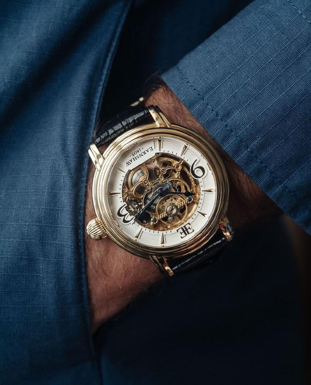 Earnshaw Earnshaw ES-8011-04 , наручные мужские часы фото под углом