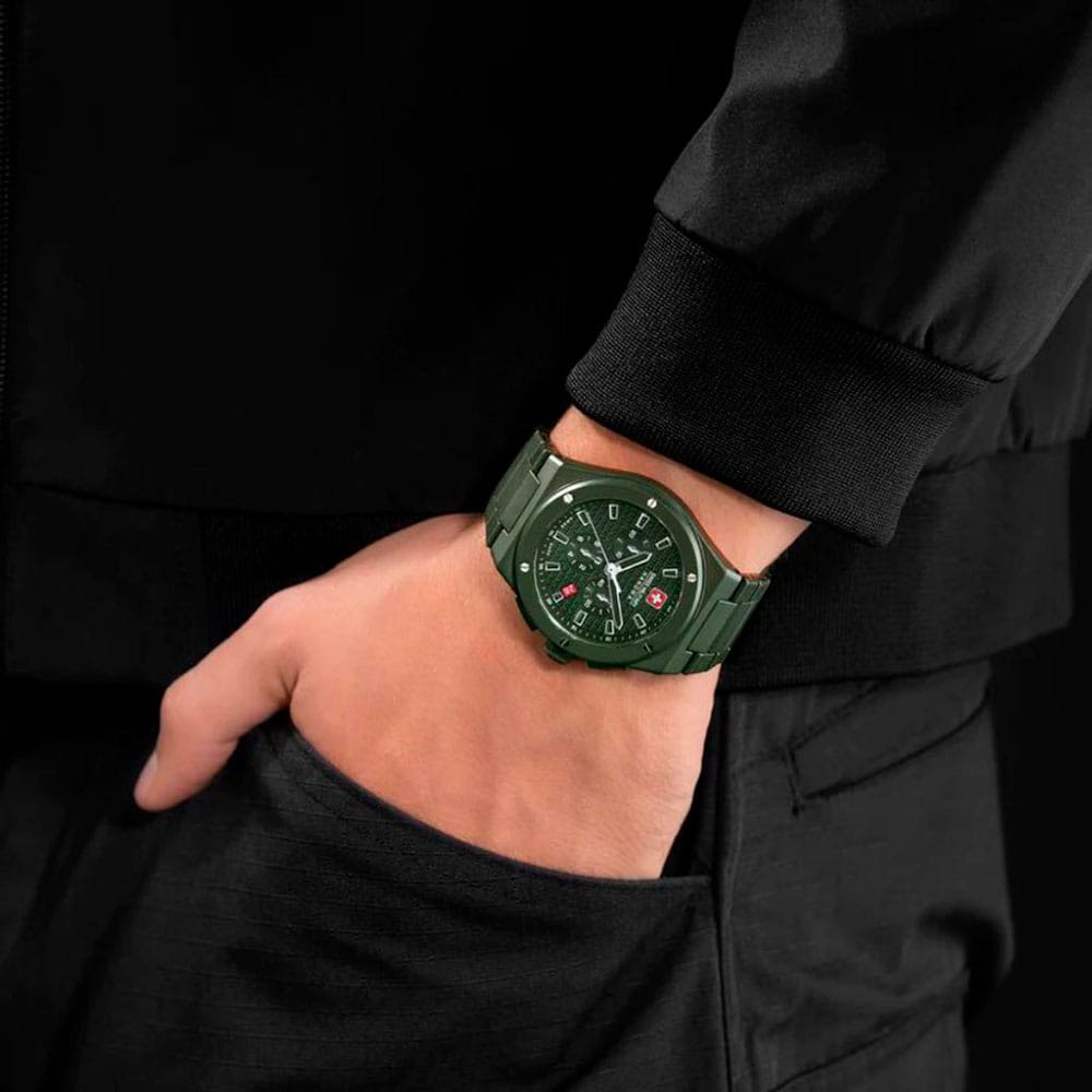 Оригинальные часы Swiss Military Hanowa Swiss Military Hanowa Sidewinder Ceramic SMWGI0002282 кварцевые калибр механизма ronda 3540.d общий вид