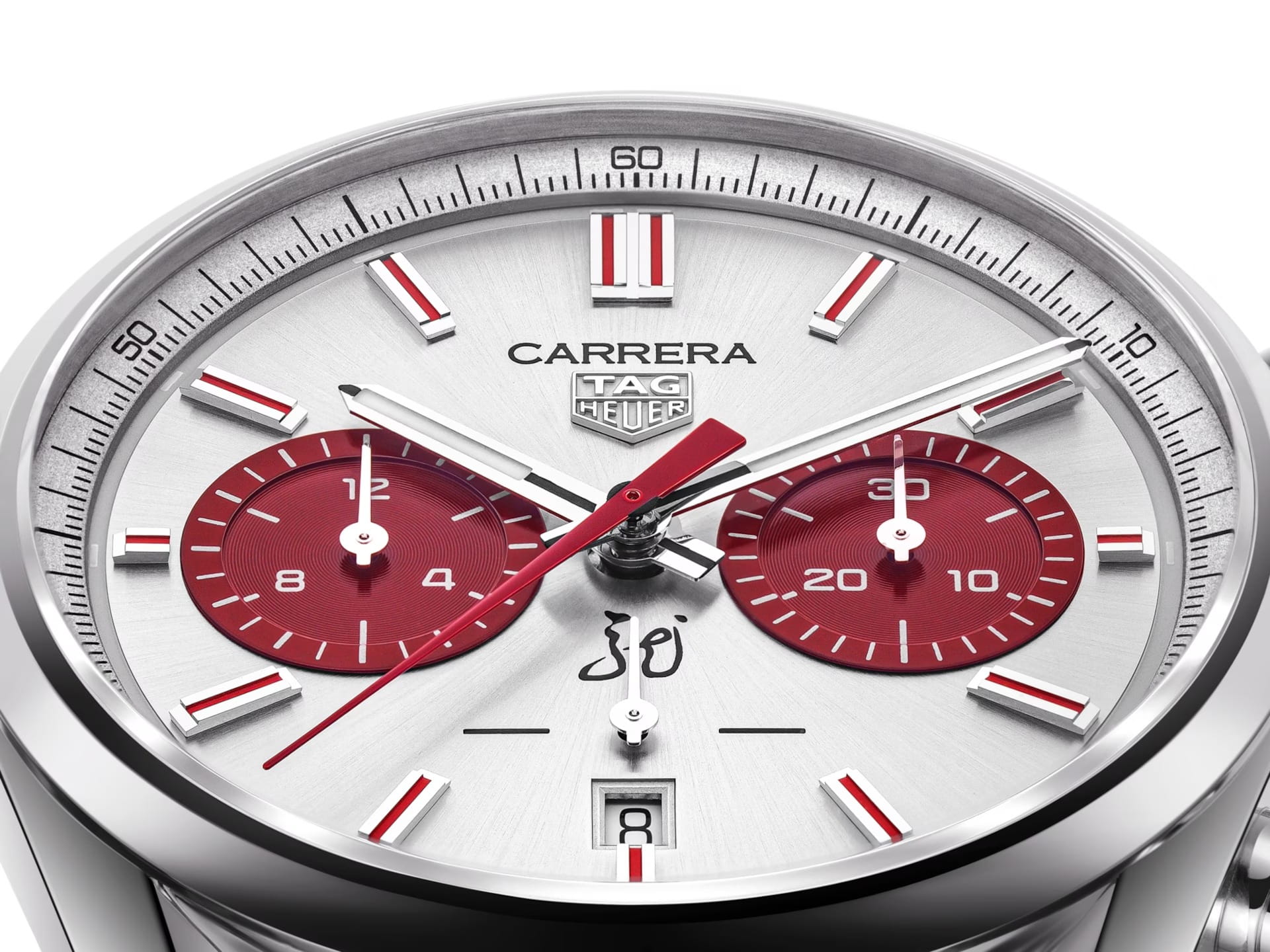 TAG Heuer TAG Heuer Carrera Chronograph CBN201H.FC6553 мужские часы серебристый циферблат на запястье
