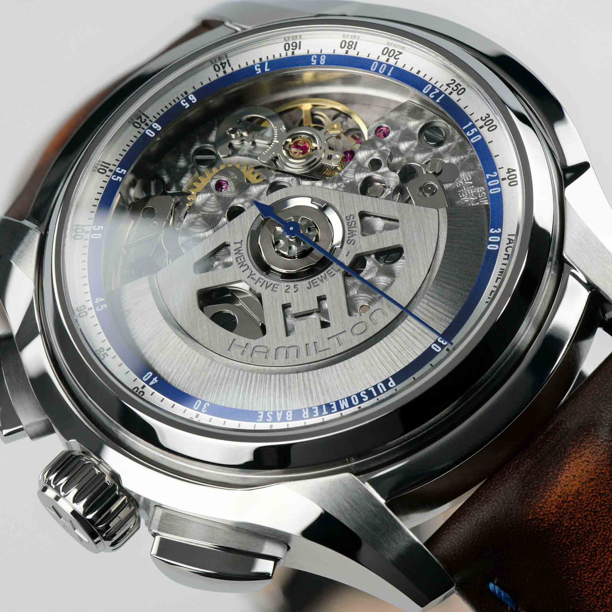 Hamilton Hamilton Jazzmaster Face 2 Face III Limited Edition H32876550  - задняя крышка сталь металл корпуса, швейцария часы