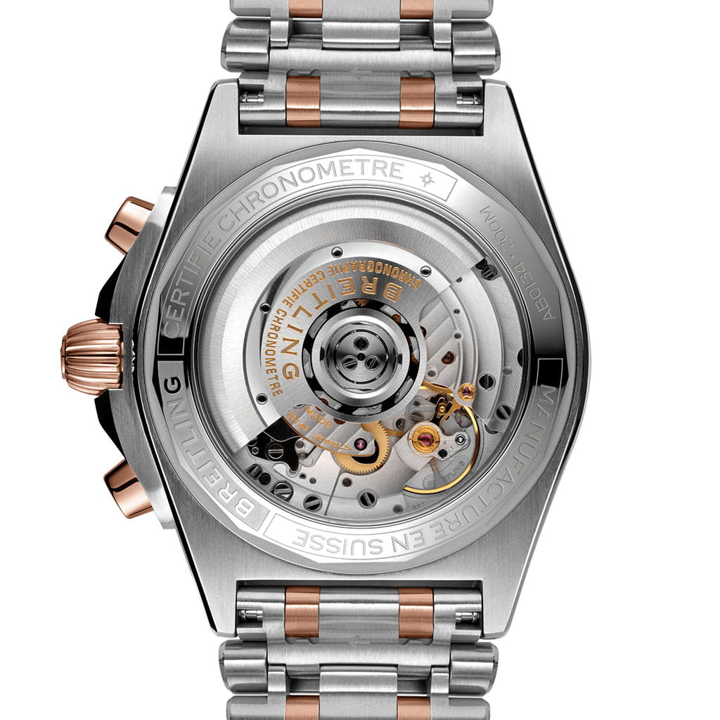 Оригинальные часы Breitling Breitling Chronomat B01 42 UB0134101B1U1 механические калибр механизма мануфактурный механизм breitling caliber b01 общий вид