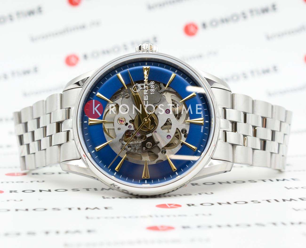 Certina Certina DS-1 Skeleton C029.907.11.041.00 DS 1, наручные мужские часы фото под углом