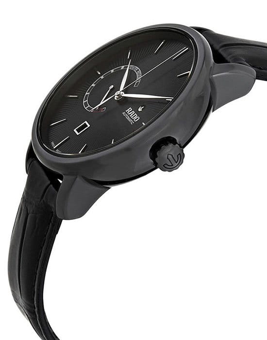 Rado Rado Diamaster Power Reserve R14137156, diamaster швейцария мужские часы на браслете кожаный боковой вид