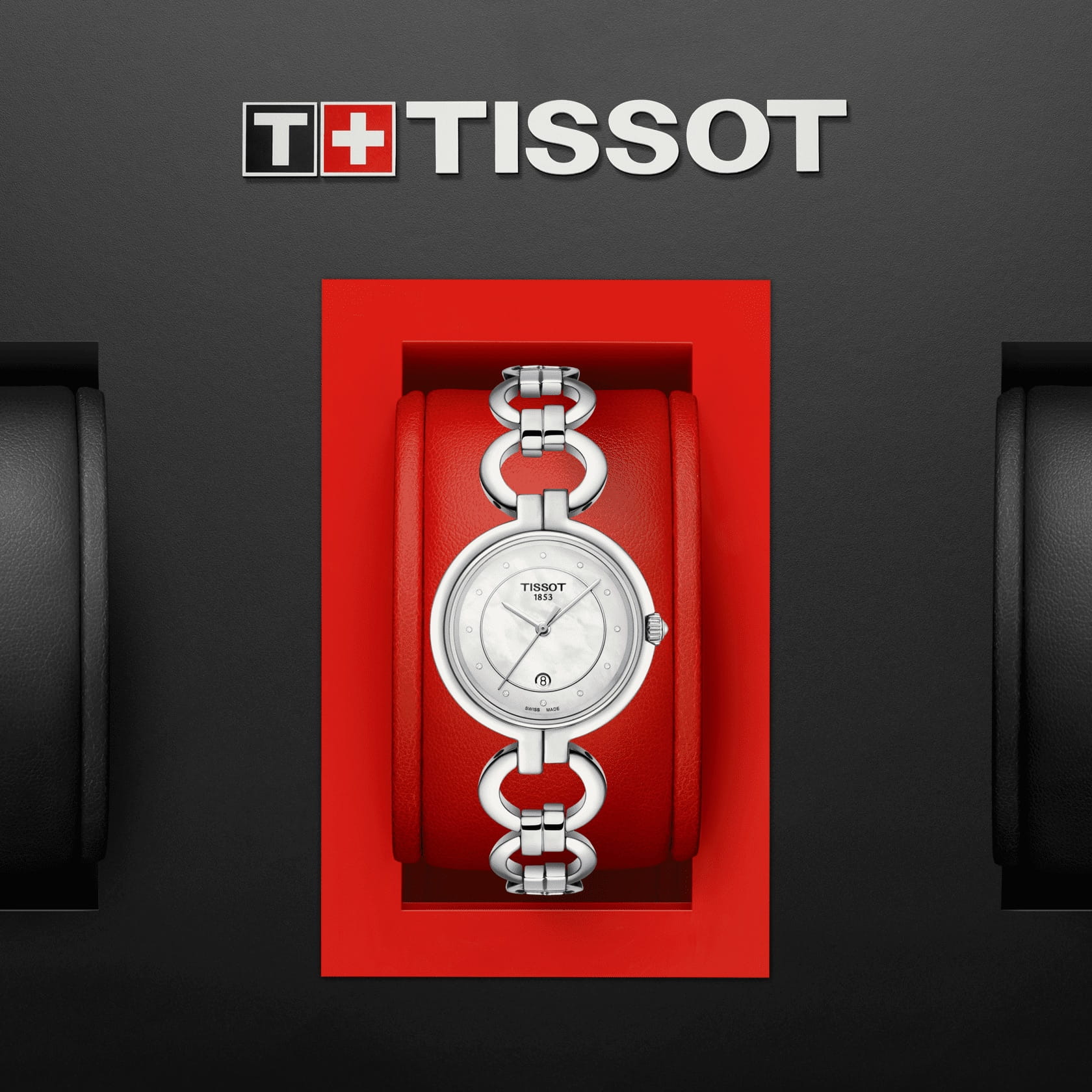 Tissot Tissot Flamingo T094.210.11.116.00, t-lady швейцария женские часы на браслете нержавеющая сталь боковой вид