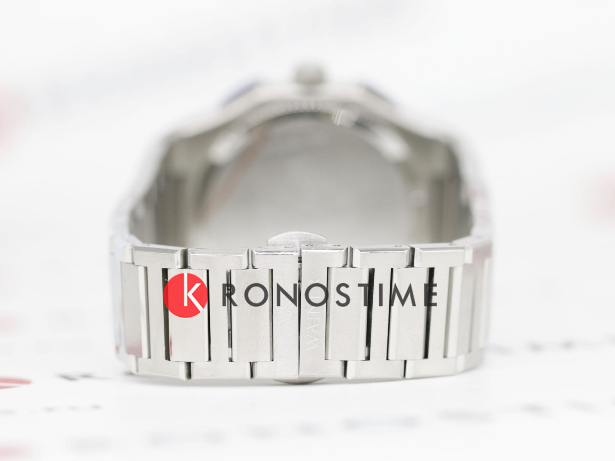 Wainer Wainer Wall Street WA.10000-A мужские часы синий циферблат на запястье