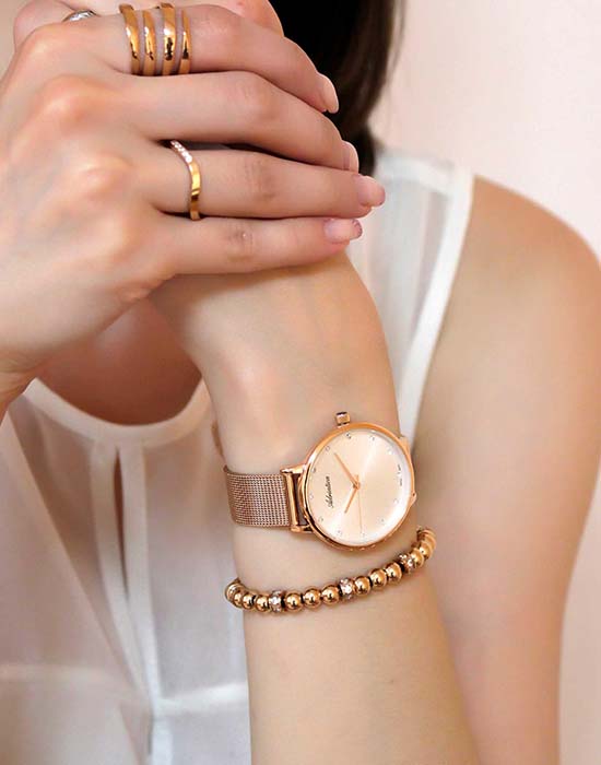 Adriatica Adriatica A3573.9143Q  - задняя крышка металл сталь корпуса, швейцария часы